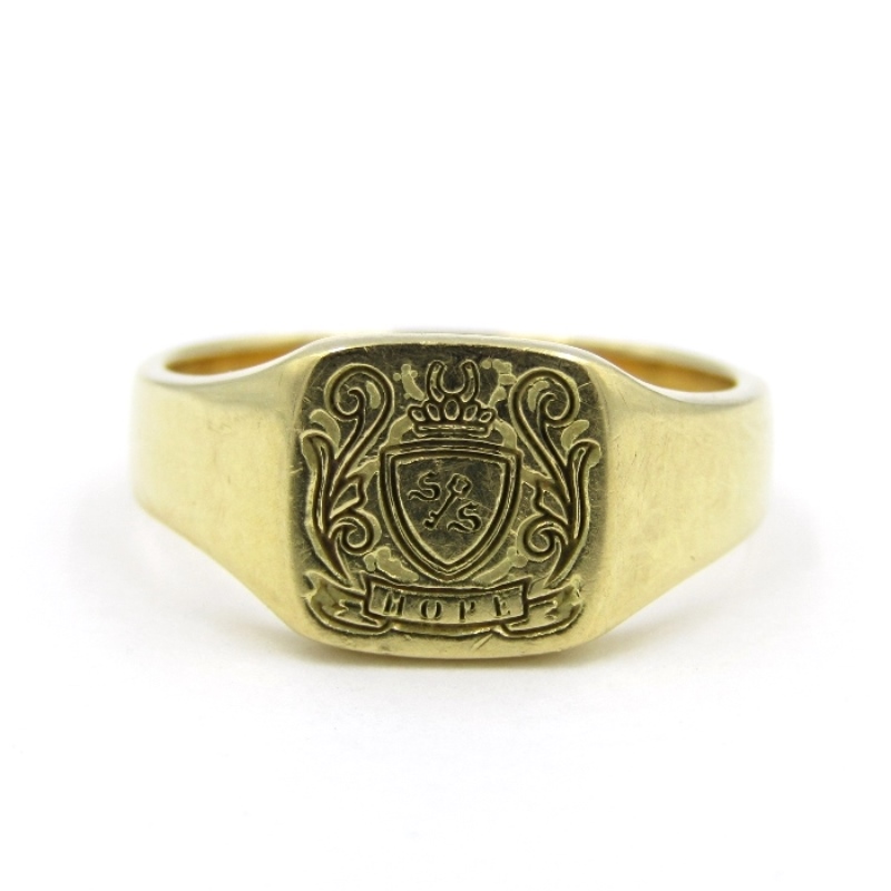 シンパシーオブソウルリング Small Signature Ring K18Yellow Gold買取