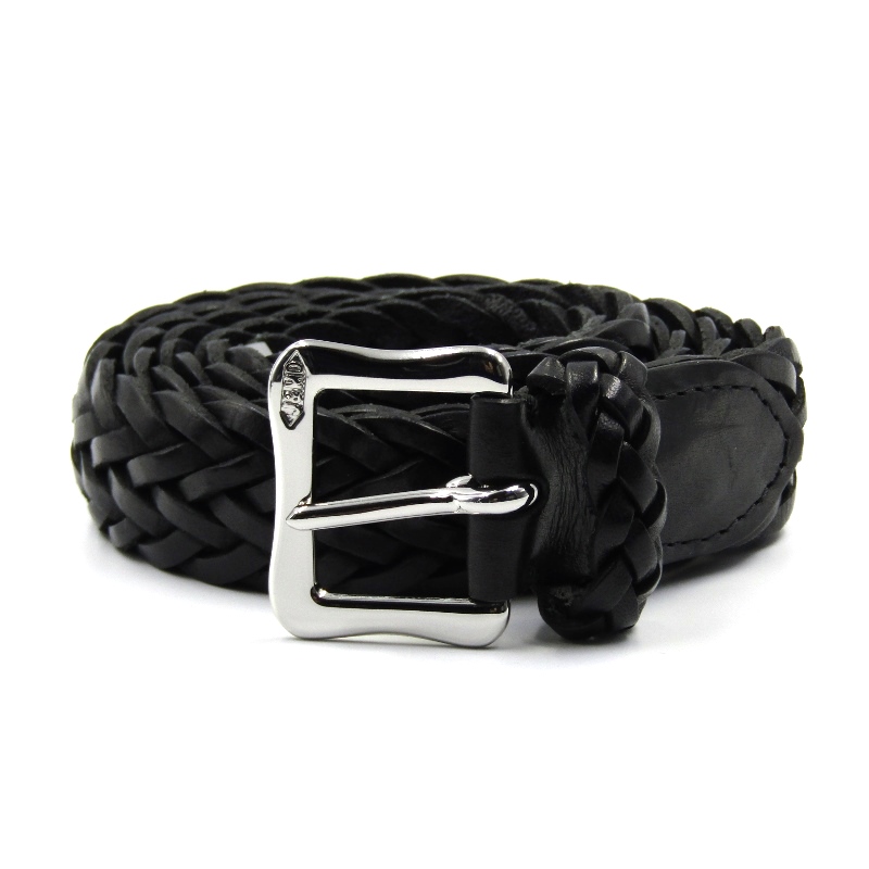 J&Mデヴィッドソンメッシュベルト ENVELOPE BUCKLE TIP END PLAITED BELT 25mm買取