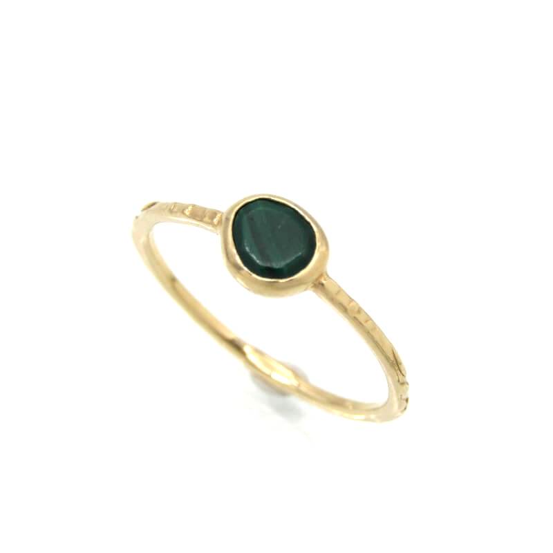 アガットリング Skinny Stone Ring マラカイト買取