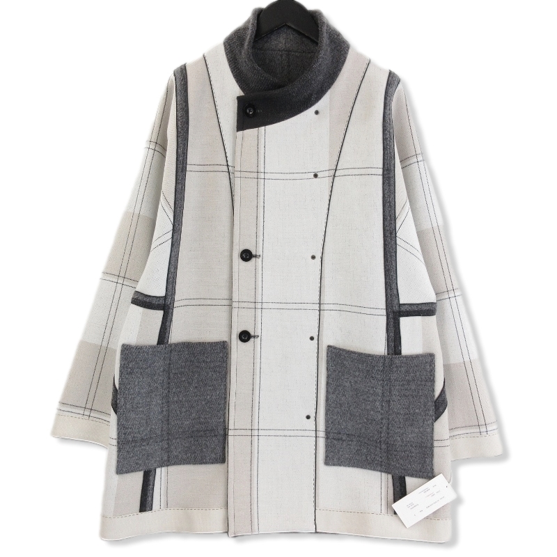 イレニサREVERSIBLE STAND COLLAR HALF COAT IH-22FW-C014-MSN買取