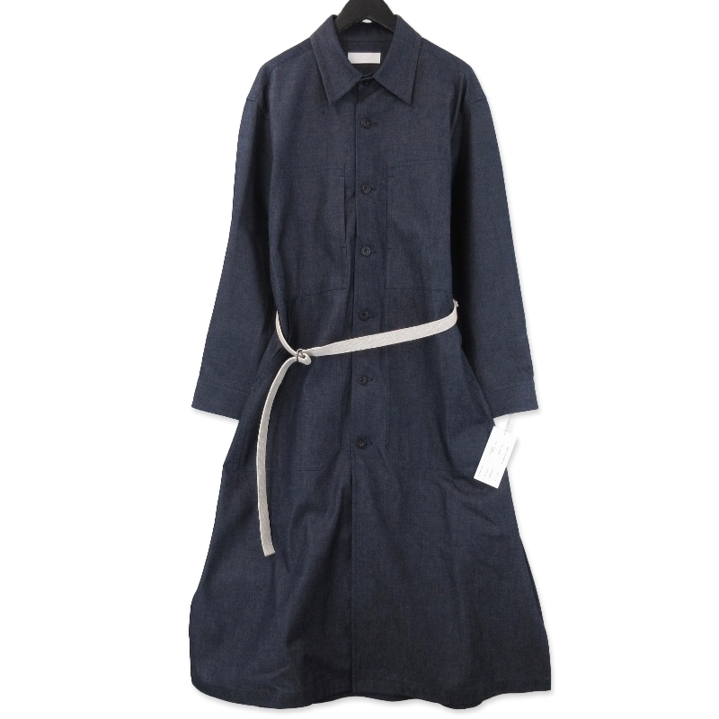 イレニサSHIRT COAT WITH LINEN MIX BELT IH-23FW-B025-OKI買取