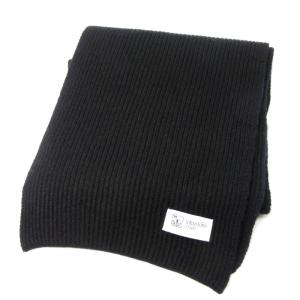 ストール カシミヤ ニット リブ マフラー CASHMERE